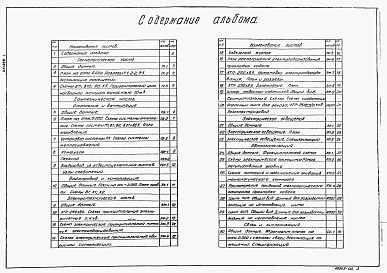 Состав фльбома. Типовой проект 902-9-25.85Альбом 2 Технологическая, санитарно-техническая, электротехническая часть. Автоматизация. Связь и сигнализация