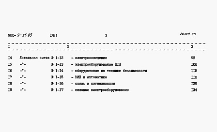 Состав фльбома. Типовой проект 902-9-25.85Альбом 7 Сметы