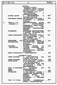 Состав фльбома. Типовой проект 87-081п/2Альбом 5 Часть 8-1 раздел 8.1-1 книги 1, 2 Сметы на блок-секцию