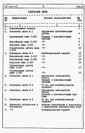 Состав фльбома. Типовой проект 87-081п/2Альбом 6 Часть 8-1 раздел 8.11-1Сметы и ведомости потребности в материалах для варианта внутренней канализации и водостоков с применением пластмассовых труб