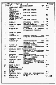 Состав фльбома. Типовой проект 87-083п/2Альбом 4 Часть 8-1 раздел 8.1-1 Смета на блок-секцию книги 1, 2