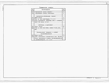 Состав фльбома. Типовой проект Пу-1-100-365.89Альбом 1 Пояснительная записка. Архитектурно-строительные решения. Отопление и вентиляция. Электроосвещение и силовое электрооборудование     