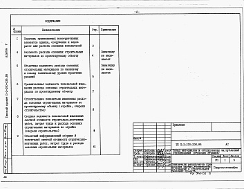 Состав фльбома. Типовой проект П-2-100-336.86Альбом 5 Показатели результатов применения научно-технических достижений в строительных решениях проекта.     