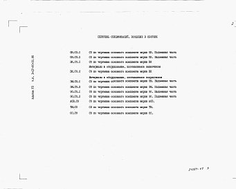 Состав фльбома. Типовой проект В-IV-90-32.86Альбом 7 Спецификации оборудования    