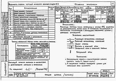 Состав фльбома. Типовой проект 87-0106.86Альбом 1 Часть 01, 02, 03 Архитектурно-строительные чертежи ниже отм. 0.000. Отопление и вентиляция. Водоснабжение и канализация ниже отм. 0.000