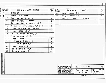 Состав фльбома. Типовой проект 114-16-79.84Альбом 2 Типовые узлы и детали (ТП 114-16-80.84).