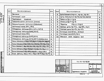 Состав фльбома. Типовой проект 114-16-79.84Альбом 3 Индустриальные изделия (ТП 114-16-80.84).