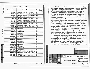 Состав фльбома. Типовой проект А-IV-600-510.91Альбом 3 Строительные изделия   