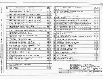 Состав фльбома. Типовой проект 114-85-38/1.2Альбом 1 Архитектурно-строительные, санитарно-технические и электро-технические чертежи.