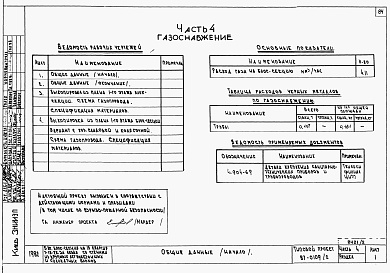 Состав фльбома. Типовой проект 87-0109/2Альбом 2 Часть 1.86, 2,3,4,5,6 Архитектурно-строительные чертежи, отопление и вентиляция, водоснабжение и канализация, газоснабжение, электрооборудование, связь и сигнализация выше отм.0.000