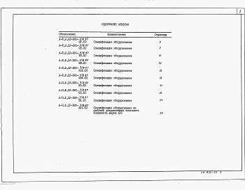 Состав фльбома. Типовой проект A-II,III,IV-300-379.87Альбом 5 Спецификации оборудования (из типового проекта А-II, III, IV-300-378.87)      