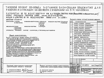 Состав фльбома. Типовой проект 135-0159/1.2Альбом 0 Часть 0 Общая часть Раздел 0-1 Общая характеристика проекта