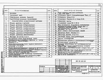 Состав фльбома. Типовой проект 144-12-224.90Альбом 1 Архитектурно-строительные решения. Отопление и вентиляция. Водопровод и канализация. Электрооборудование. Связь и сигнализация. Газоснабжение.