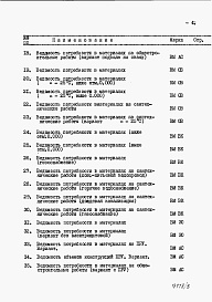 Состав фльбома. Типовой проект 26-0108.13.87Альбом 5 Раздел 8-4 Ведомость потребности в материалах