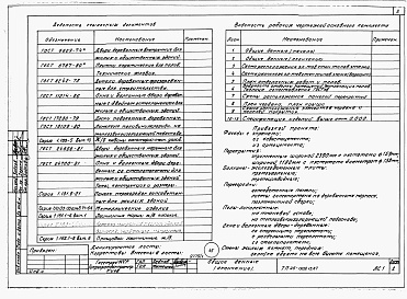 Состав фльбома. Типовой проект 26-0109.13.87Альбом 1 Части 0, 01, 02, 03, 1, 2, 3, 4, 5, 6 Общие архитектурно-строительные решения. Архитектурно-строительные решения ниже отм. 0,000. Отопление и вентиляция ниже отм. 0,000. Внутренние водопровод и канализация ниже отм. 0,000. Архитектурно-строительн