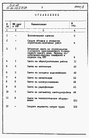 Состав фльбома. Типовой проект 111-26-112.1.13.87Альбом 5 Раздел 8-1 Сметы. Перевод хозяйственно-бытовых помещений в подвале под ПРУ