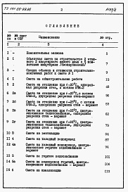 Состав фльбома. Типовой проект 141-26-99.86 Альбом 2 Раздел 8-1 Сметы