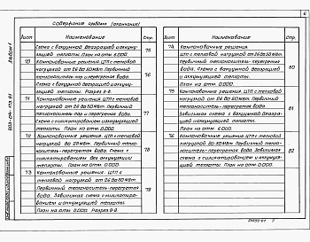 Состав фльбома. Типовой проект 903-04-173.91Альбом 1 Технологические схемы.  Компоновочные решения 