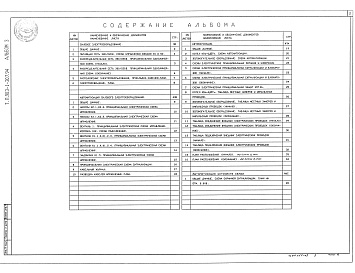 Состав фльбома. Типовой проект 903-1-307.94Альбом 3  Силовое электрооборудование.    Автоматизация силового электрооборудования.    Автоматизация    