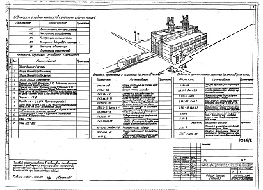 Состав фльбома. Типовой проект 509-21.85Альбом 2 Архитектурные решения. Конструкции железобетонные. Конструкции металлические. Организация строительства     