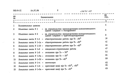 Состав фльбома. Типовой проект 902-9-11Альбом 6 Сметы     