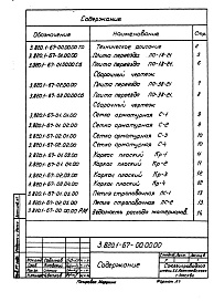 Состав фльбома. Серия 3.820.1-67 ПлитыАльбом 2 Рабочие чертежи