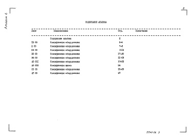 Состав фльбома. Типовой проект 703-1-5.86Альбом 6 Спецификация оборудования.     