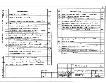 Состав фльбома. Типовой проект 902-5-21.86Альбом 2 Электротехнические решения, автоматизация, технологический контроль    