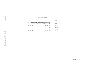 Состав фльбома. Типовой проект 902-5-21.86Альбом 3 Спецификации оборудования    