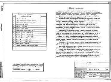 Состав фльбома. Типовой проект 291-3-47с.88Альбом 1    Часть 1  Архитектурно-строительные и технологические чертежи.    Часть 2 Конструкция металлической ванны.    Часть 3 Конструкция монолитной железобетонной ванны    