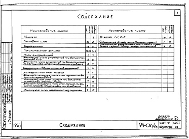 Состав фльбома. Типовой проект 94-016/1.2Альбом 4 Часть 01 Архитектурно-строительные чертежи ниже отм.0.000 Раздел 01-2 Для строительства на просадочных грунтах.Часть 03 Водоснабжение и канализация ниже отм.0.000 Раздел 03-2 Для строительства на просадочных грунтах