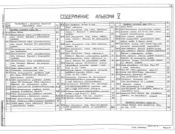 Состав фльбома. Типовой проект 902-2-482.91Альбом 5 Электрооборудование и автоматизация. Технологический контроль. Связь и сигнализация    