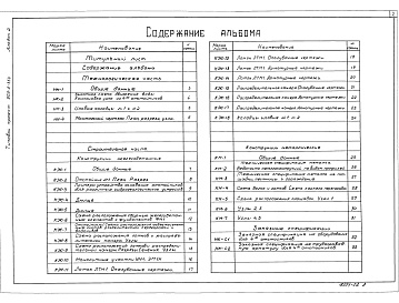 Состав фльбома. Типовой проект 902-2-354Альбом 2 Технологическая и строительная части. Заказные спецификации