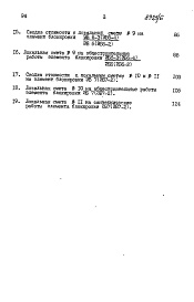 Состав фльбома. Типовой проект 94-0115.84Альбом 14 Сметы элементов блокировки