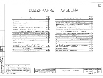 Состав фльбома. Типовой проект 902-2-267Альбом 2 Схемы генпланов. Профили движения воды и ила. Сооружения по очистке сточных вод. Производственное здание. Электротехническая часть     