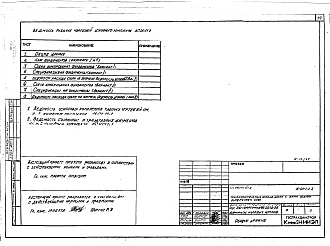 Состав фльбома. Типовой проект 96-027/1.2Альбом 6 Часть 01-11.1 Унифицированные чертежи для легких, средних и тяжелых условий строительства. Часть 01-11.1.1 Легкие условия строительства. Часть 01-11.1.2 Средние условия строительства. Часть 01-11.1.3 Тяжелые условия строительства. Часть 01-11.1.5