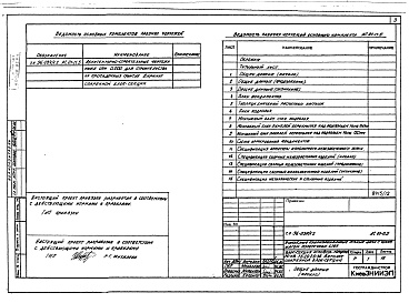 Состав фльбома. Типовой проект 96-034/1.2 Альбом 6 Часть 01-11.5 Архитектурно-строительные чертежи ниже отм.0.000 (вариант спаренной блок-секции) 