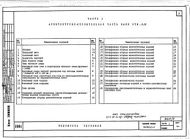 Состав фльбома. Типовой проект 96-034/1.2Альбом 9 Часть 1 Архитектурно-строительные чертежи выше отм.0.000. Часть 2 Отопление и вентиляция выше отм.0.000 Раздел 2-4 Отопление СРТ с конвекторами &quot;Комфорт&quot;. Часть 3 Водоснабжение и канализация выше отм.0.000. Часть 4 Газоснабжение. Часть 