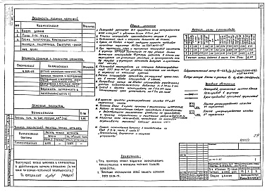 Состав фльбома. Типовой проект 111-96-71.85Альбом 1 Архитектурно-строительные, сантехнические и электротехнические чертежи выше отм.0.000