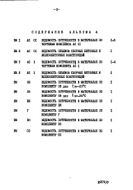 Состав фльбома. Типовой проект 111-96-72.85Альбом 4 Ведомости потребности в материалах