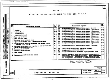 Состав фльбома. Типовой проект 151-96-57.83Альбом 2 Часть 1 Архитектурно-строительные чертежи выше отм.0.000. Часть 2 Отопление и вентиляция выше отм.0.000  Раздел 2-1 Отопление чугунными радиаторами М-140-АО Раздел 2-3 Отопление конвекторами &quot;Комфорт-20&quot;. Часть 3 Водоснабжение