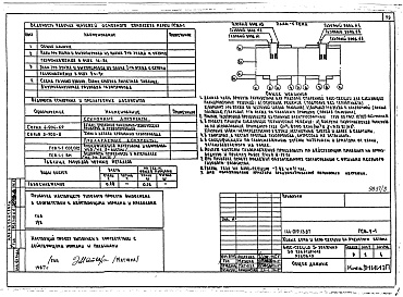 Состав фльбома. Типовой проект 144-019.13.87Альбом 3 АС.1-1 Архитектурно-строительные решения выше отм. 0.000. ОВ.1-1 Отопление и вентиляция ниже и выше отм. 0.000 (с чугунными радиаторами). ОВ.1-2 Отопление и вентиляция ниже и выше отм. 0.000 (с конвекторами &quot;Универсал&quot;).