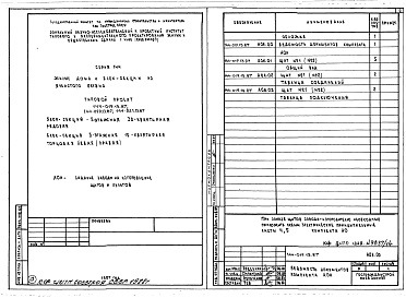 Состав фльбома. Типовой проект 144-019.13.87Альбом 12 АОН Задание заводу на изготовление щитов и пультов 