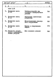 Состав фльбома. Типовой проект 144-022.13.87Альбом 6 СМ 1 Сметная документация. Книга 1