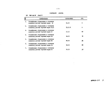 Состав фльбома. Типовой проект 708-66.91Альбом 4 Спецификации оборудования        