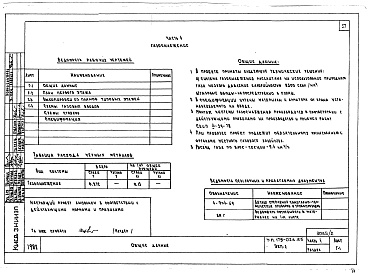 Состав фльбома. Типовой проект 179-02в.85Альбом 4 Часть 1 Архитектурно-строительные чертежи выше отм. 0.000. Часть 2 Отопление и вентиляция выше отм. 0.000. Часть 3 Водоснабжение и канализация выше отм. 0.000. Часть 4 Газоснабжение. Часть 5 Электрооборудование. Часть 6 Устройства связи