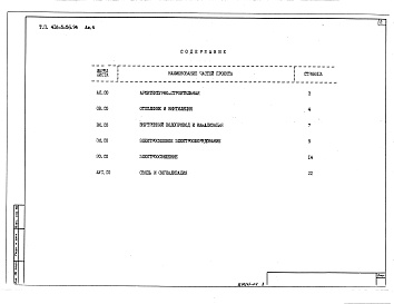 Состав фльбома. Типовой проект 416-5-56.94Альбом 4 Спецификация оборудования