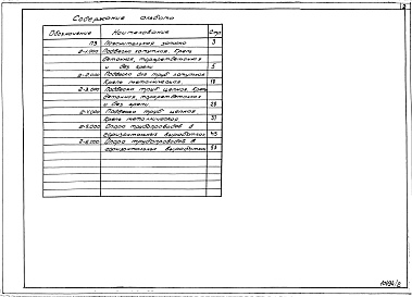 Состав фльбома. Серия У3.403.2-11 КонструкцииВыпуск 2 Конструкции крепления шахтных коммуникаций (трубопроводов) в горизонтальных горных выработках