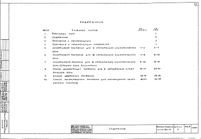 Состав фльбома. Типовой проект 320-31Альбом 2 Альбом рекомендуемого ассортимента древесно-кустарных и цветочных растений