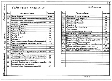 Состав фльбома. Типовой проект 420-013-3.83Альбом 1 Часть 1. Архитектурно-строительные решения. Часть 2. Воздухоопорная оболочка